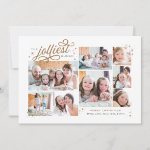 Nyhetsbrev - Jolliest Bunch Multi Photo Helgdag Julkort