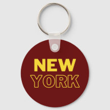 Nyhetsbrev New York nyckelring
