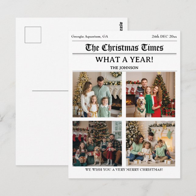 Nyhetsbrev om jultidningar - Bilder Vykort (Fram/baksida)