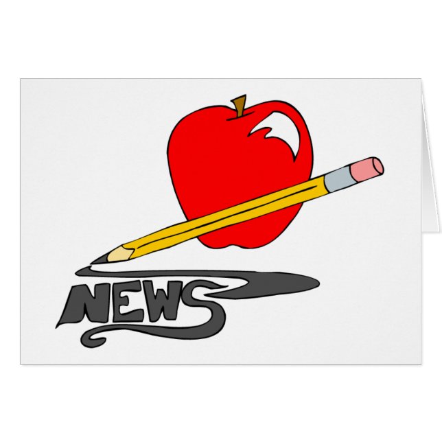 Nyhetsbrev - skolan hälsningskort (Framsidan Horizontal)