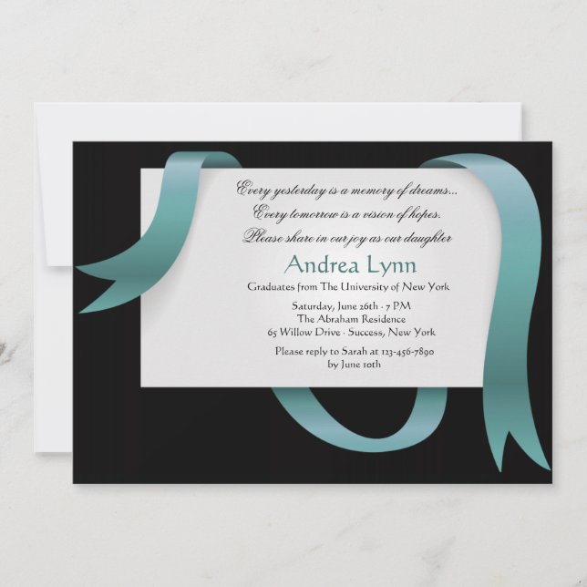 Nyhetsinbjudan till studenten inbjudningar (Framsida)