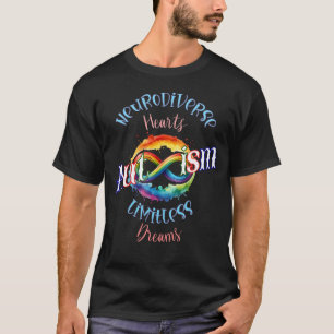 Nyhetsinriktade hjärtan skapar autismmedvetenhet t shirt