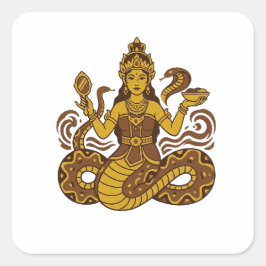 Nyi Blorong Fyrkantigt Klistermärke