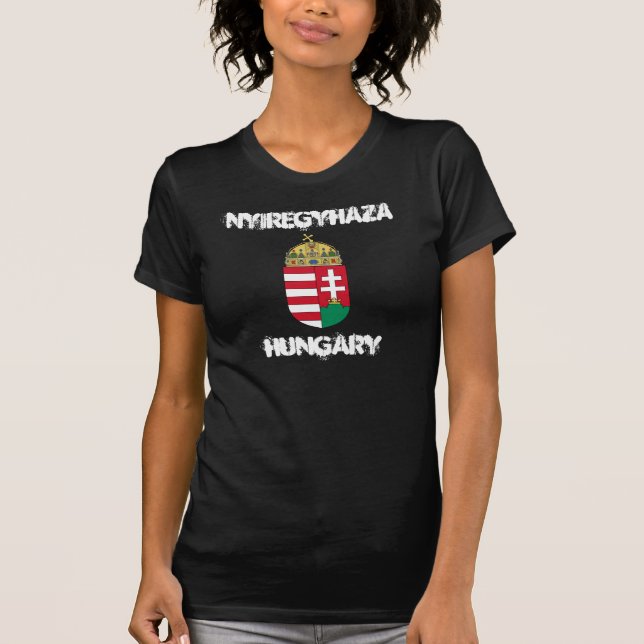 Nyiregyhaza, Ungern jackande arm Tee Shirt (Framsida)
