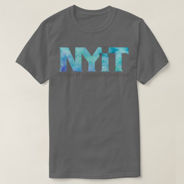 NYITCOM Blue Watercolor T Shirt (Design framsida)