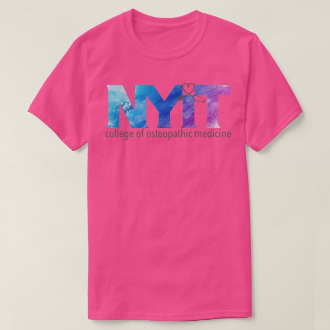 NYITCOM BluePurple Watercolor T Shirt (Design framsida)