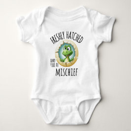 Nykläckt | Baby Dino Kläckande Kroppsoverall T Shirt