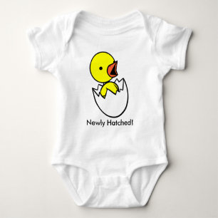 Nykläckt cute Chicken & Eggl Infant Shirt T