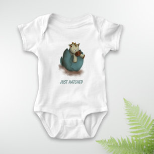 Nyklippt söt bebisdrake Nyfödd illustration T Shirt