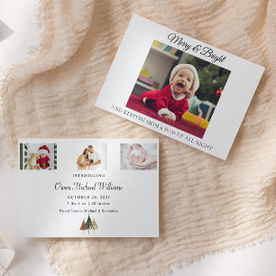 Nykomlingar - julfödelsemeddelande