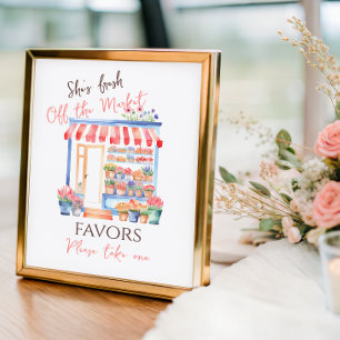 Nykomna från Marknaden Blommig Bröllopsfirande För Poster