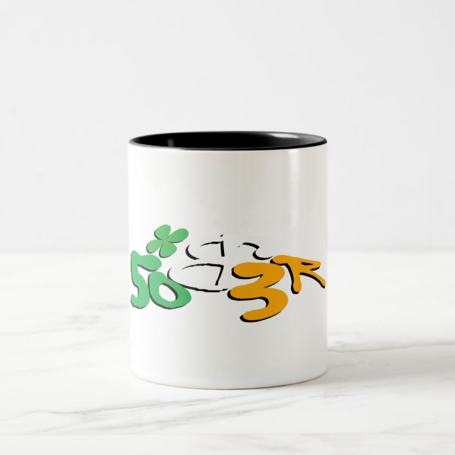 Nykter (50B3R) kaffemugg för irländare (Center)