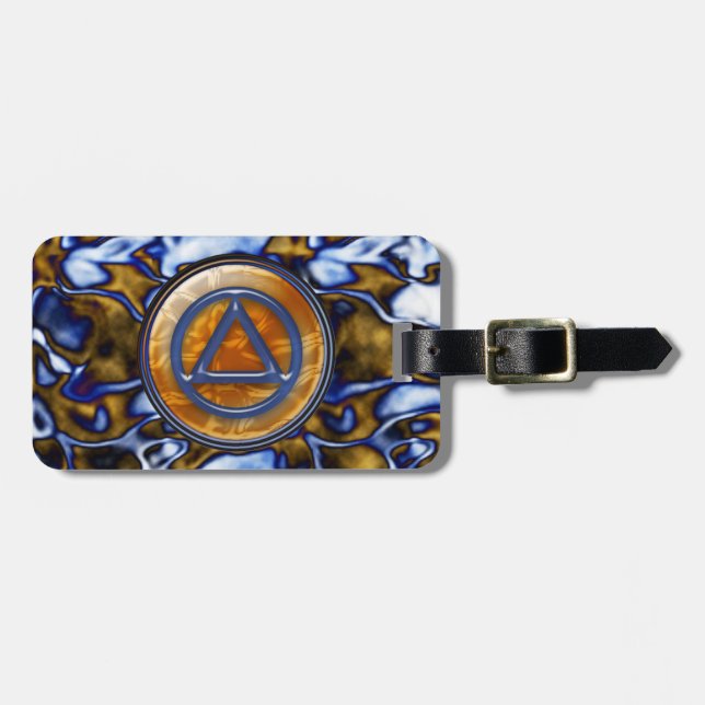 Nykter återställningsnykterhet bagagebricka (Horisontell Framsida)