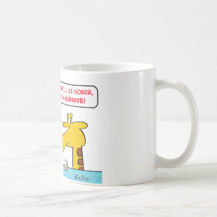 nykter giraff kaffemugg