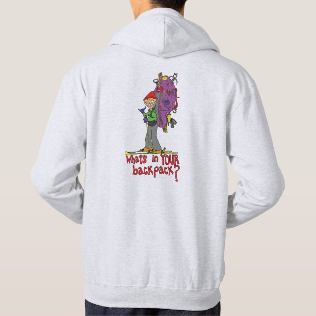 nykter i ryggsäcken hoodie (Baksida)