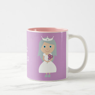 Nykter Princessmugg för söt Två-Tonad Mugg