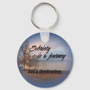 nykterhet är en resakeychain nyckelring