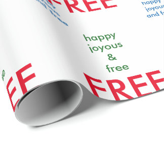 Nykterhet som slår in papper! presentpapper