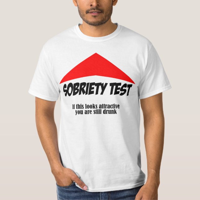 Nykterhet testar - tända t-shirt (Framsida)