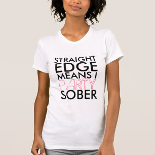 nyktert party tee shirt