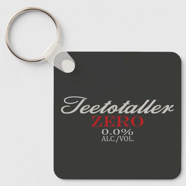 Nyktra Alkohol Fri! Nyckelring (Framsida)