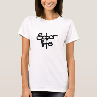 Nyktra livgrafittikvinna T-tröja Tee Shirt