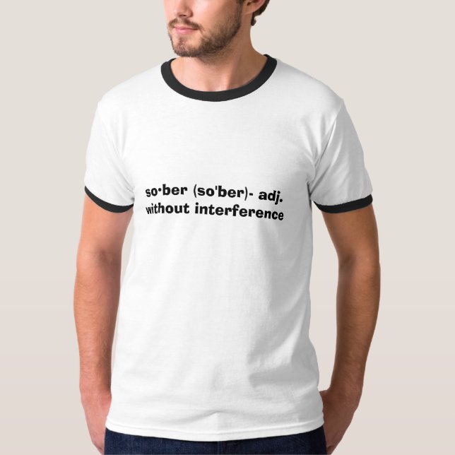 nyktra till (so'ber) - som är justerbar utan tee (Framsida)