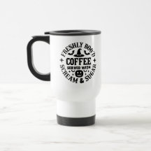 Nylagad Kaffe Serverad med Skrik & Socker