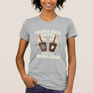 Nylaget Halloween-kaffe T Shirt