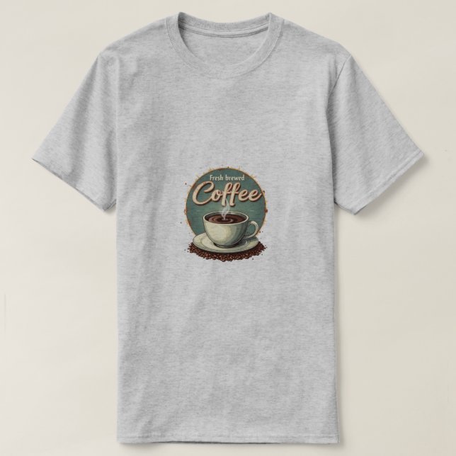 Nylaget kaffe  t shirt (Design framsida)