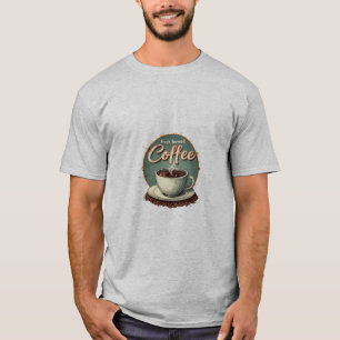 Nylaget kaffe  t shirt