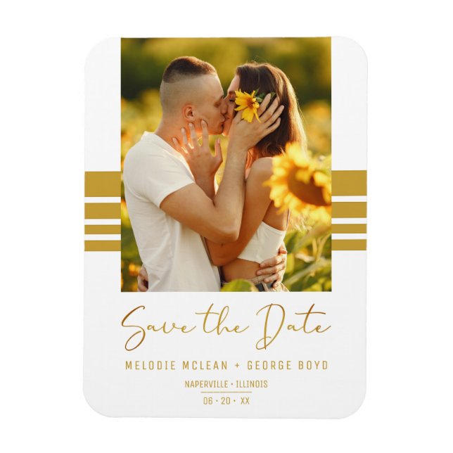 Nyligen aktiverad enkel minimalistisk Anpassningsb Magnet (Vertikal)