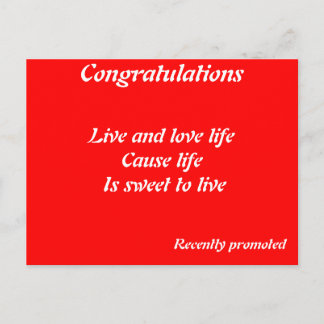 Nyligen befordrade vykort