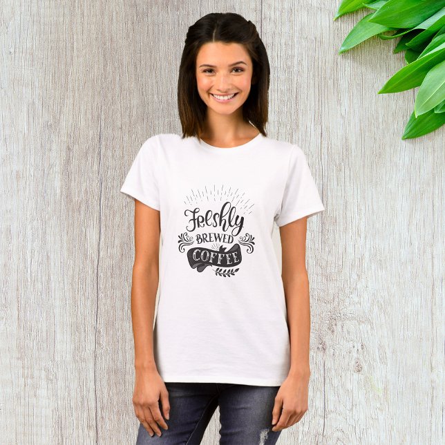 Nyligen Bryggt Kaffe T Shirt (Skapare uppladdad)