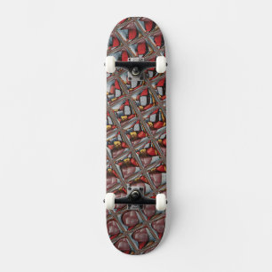 Nyligen förkroppsligad utformning av mönster mini skateboard bräda 18,5 cm