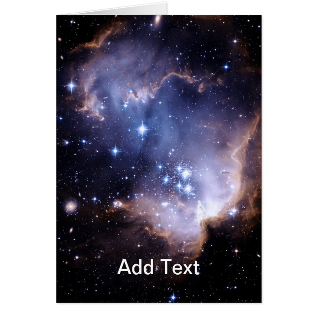 Nyligen formaterade stjärnor hälsningskort (Framsidan)