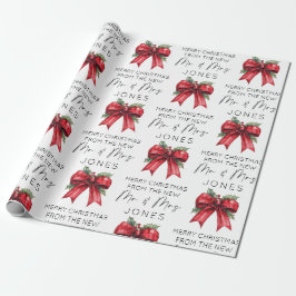 Nyligen gift gift 2024 Gift Wrap Presentpapper
