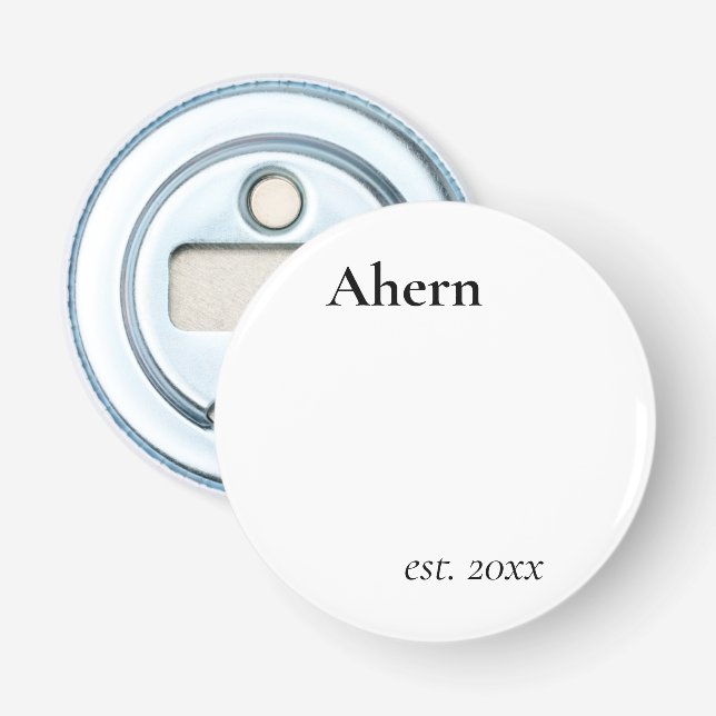 Nyligen gifta flasköppnare (Framsidan)