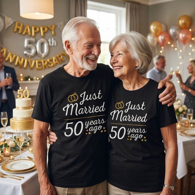 Nyligen gifta för 50 år sedan II T Shirt (Skapare uppladdad)