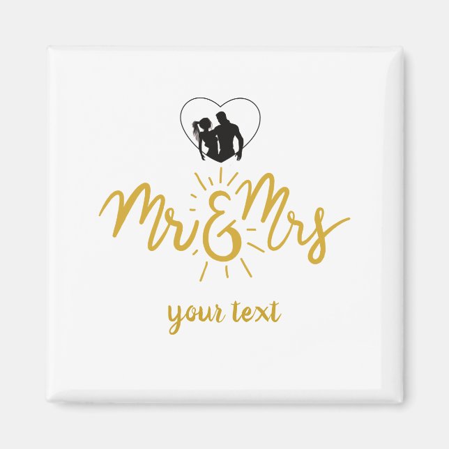 Nyligen gifta magnet (Framsidan)