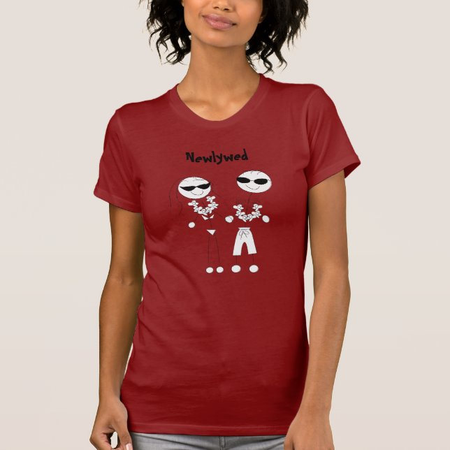 Nyligen lånade honeymooners tee (Framsida)