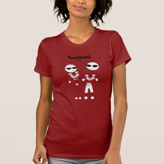 Nyligen lånade honeymooners tee shirt