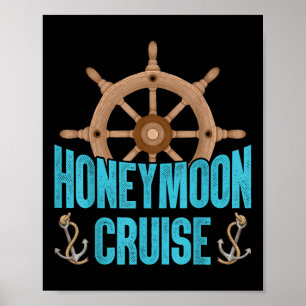Nyligen loving par Matching Honeymoon Cruise Poster