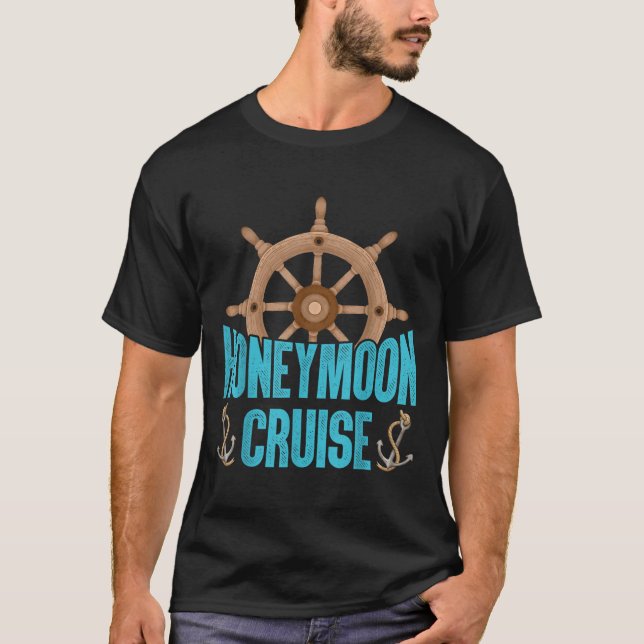 Nyligen loving par Matching Honeymoon Cruise T Shirt (Framsida)