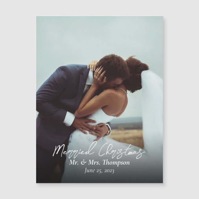 Nyligen lysat fotoskript, gift jul (Framsida)