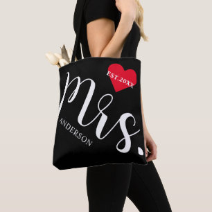 Nyligen Mrs Black and White Tygkasse