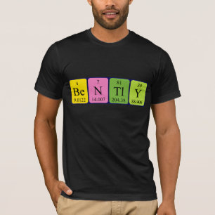 Nyligen periodisk skjorta bord namn t-shirt