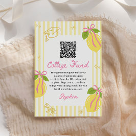 Nyligen Utexaminerad Citron Examen Högskolefond Tilläggskort