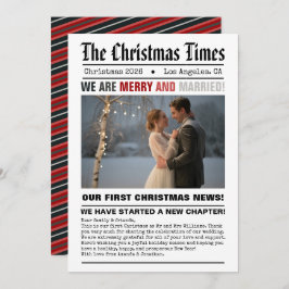 Nyligen vår första jultidning Stil Photo Julkort