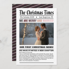 Nyligen vår första jultidning Stil Photo Julkort